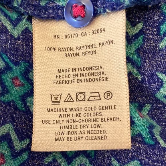 Maeve Blue Sleeveless Relaxed Tank Top - Picture 9 of 10